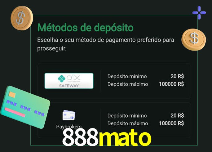 O cassino 888mato oferece uma grande variedade de métodos de pagamento