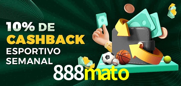 10% de bônus de cashback na 888mato